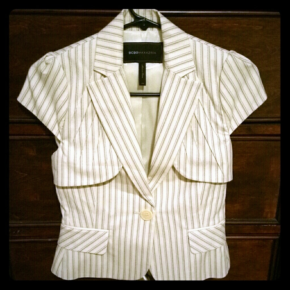 Short sleeve jacket blazer